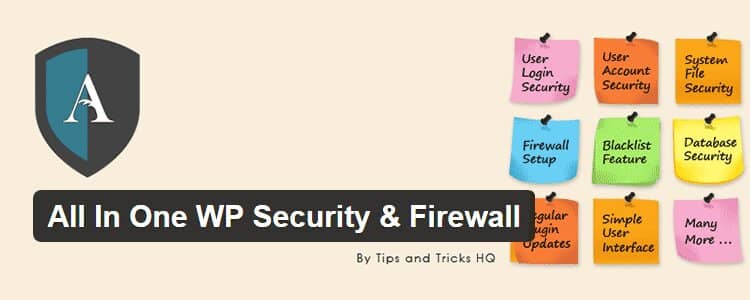 All In One WP Security & Firewall افزونه امنیتی رایگان وردپرس